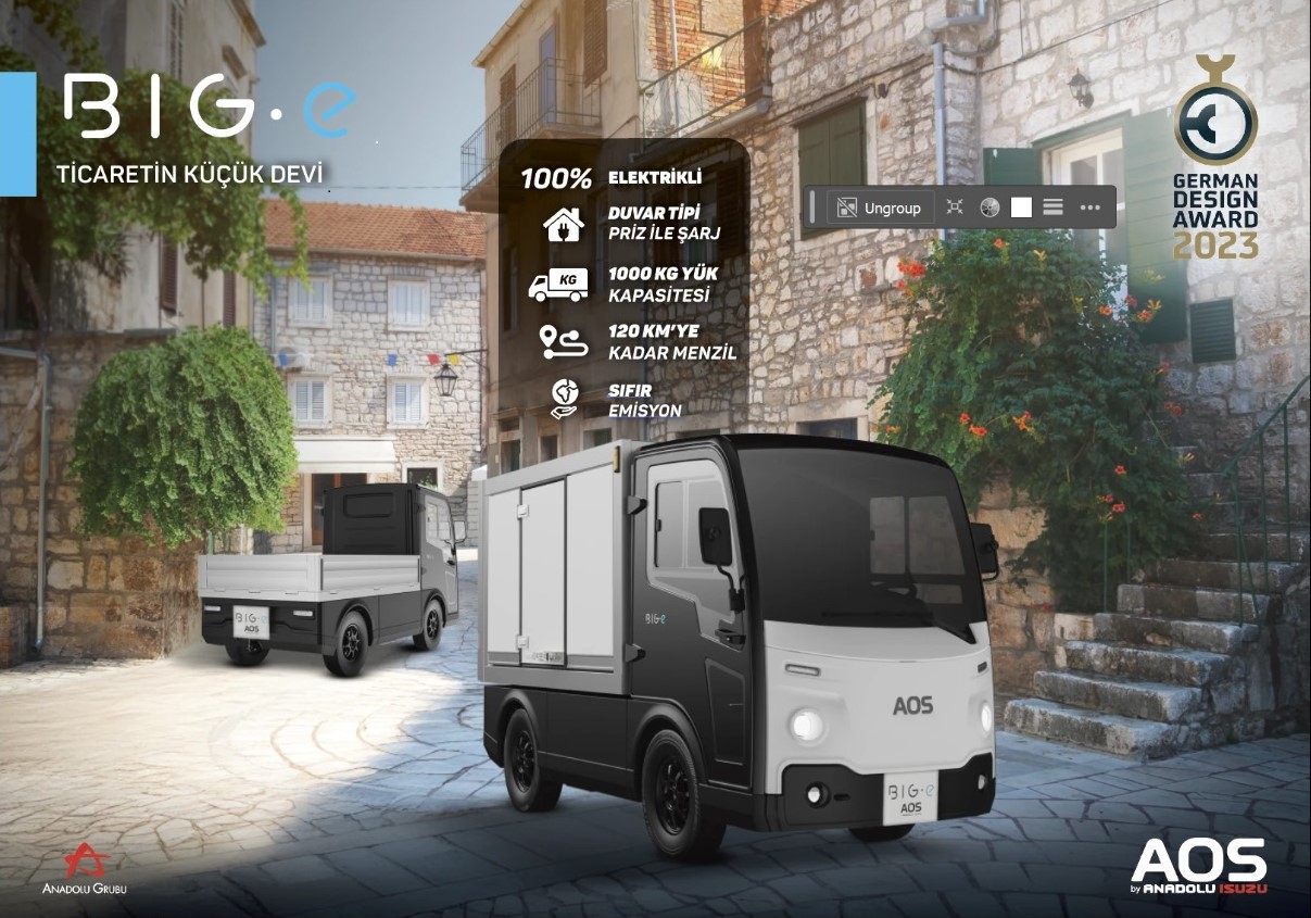 BIG e – unikátní elektrické užitkové vozidlo pro „last-mile“ dopravu na veletrhu TRUCK & CARGO EXPO v Praze BIG e – unikátní elektrické užitkové vozidlo pro „last-mile“ dopravu na veletrhu TRUCK & CARGO EXPO v Praze