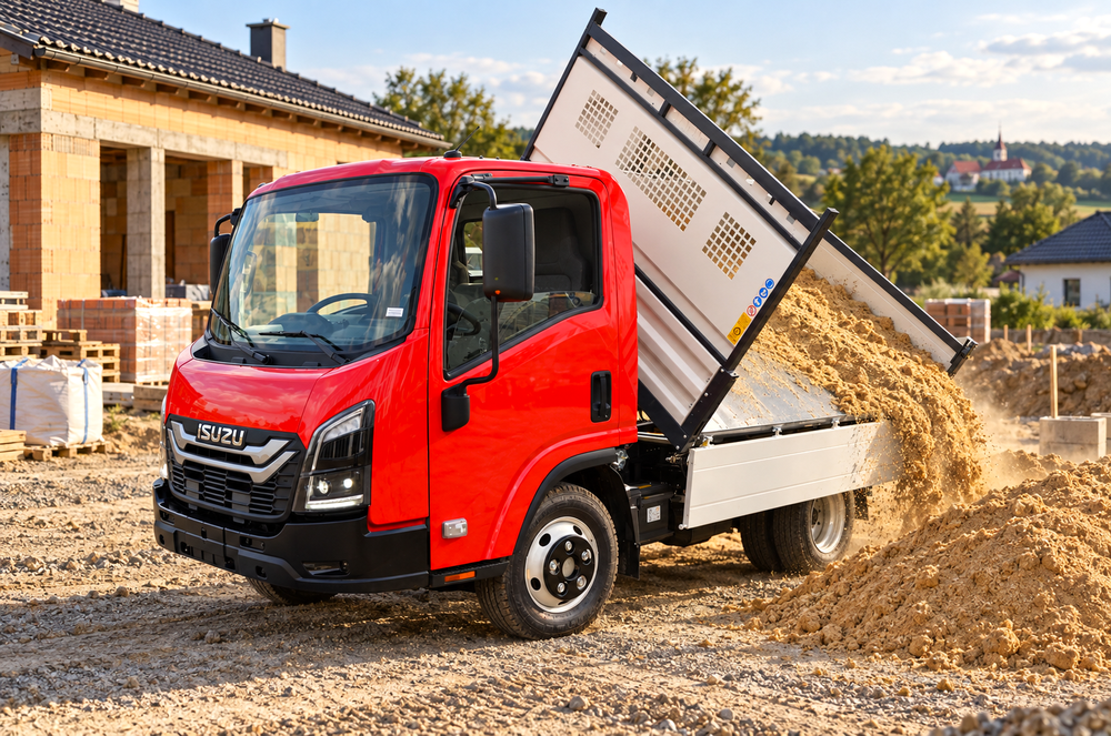 ISUZU M21 pro každodenní práci na stavbách i v komunálních službách