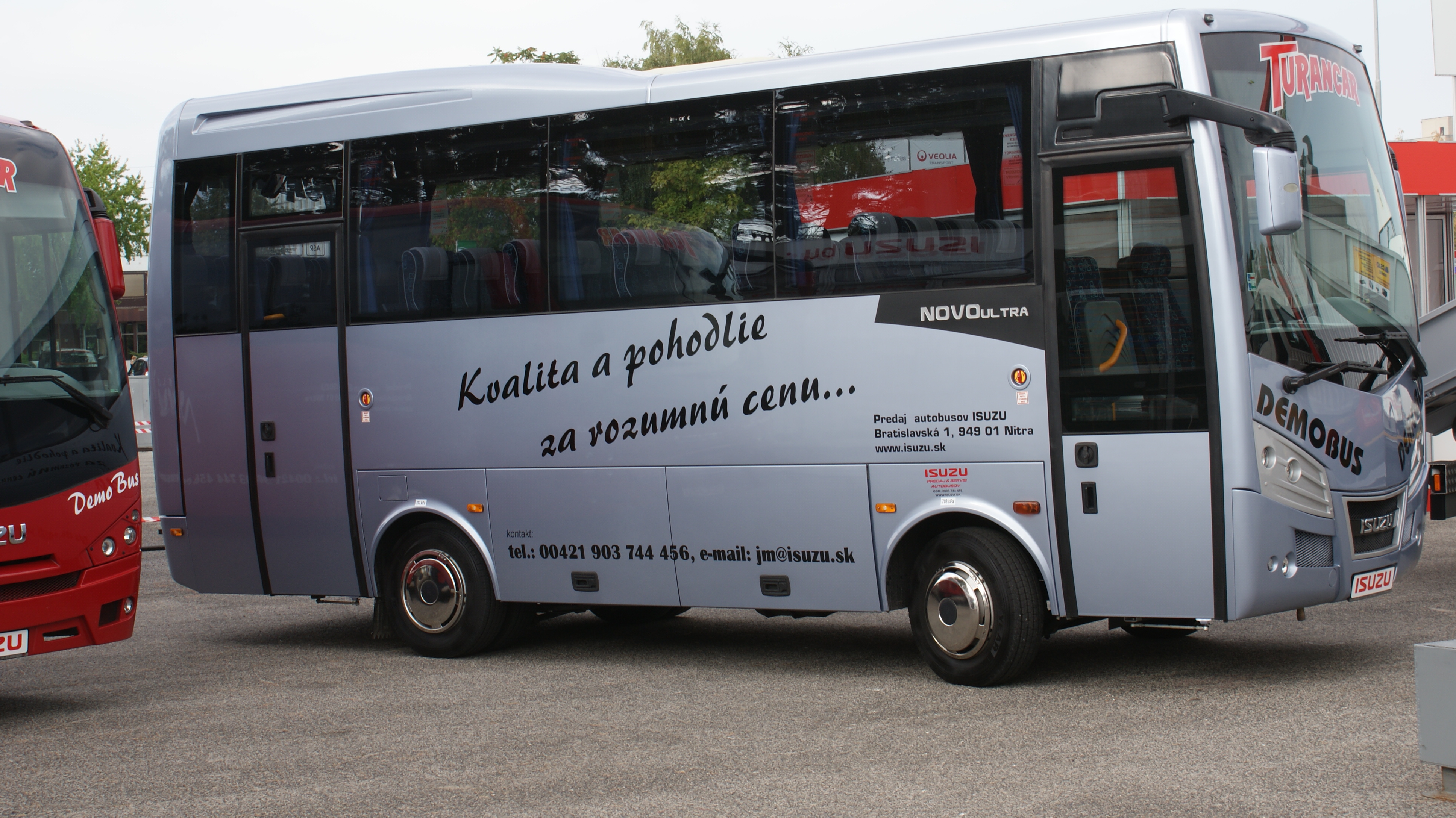 Autobus ISUZU na výstavě Mobil Salon 2012 v Českých Budějovicích